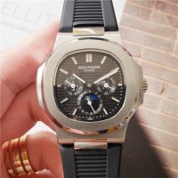 Мъжки часовник Patek Philippe Nautilus с автоматичен механизъм, снимка 3 - Луксозни - 37317711