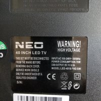 NEO LED-4018 FHD SW На части , снимка 3 - Части и Платки - 28378089