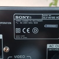 Ресийвър  Sony SLV-AV100 , снимка 12 - Ресийвъри, усилватели, смесителни пултове - 33227695