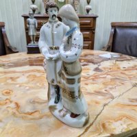 Чудесна много красива антикварна украинска порцеланова фигура статуетка композиция , снимка 2 - Статуетки - 43573001