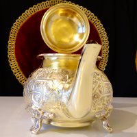 Марокански бронзов чайник,кана Royal Manchester, снимка 6 - Антикварни и старинни предмети - 39553445