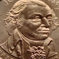 Възпоменателна монета JOHN ADAMS 2 президент на САЩ (1797-1801) за КОЛЕКЦИЯ 37757, снимка 6 - Нумизматика и бонистика - 40764133