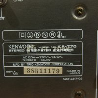 УСИЛВАТЕЛ   Kenwood ka-770 , снимка 9 - Ресийвъри, усилватели, смесителни пултове - 43018432