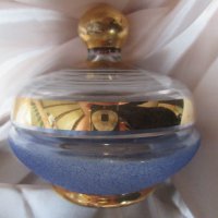Стъклена купа, бонбониера,позлата, снимка 8 - Декорация за дома - 39325020