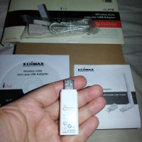 Безжична мрежова карта EDIMAX EW-7711UMN wireless N lite USB, снимка 8 - Мрежови адаптери - 37091450