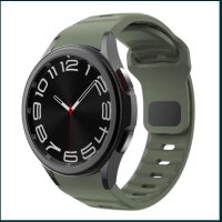 Силиконова Каишка за Samsung Watch 6 Classic / 5 Pro / 4 / 3 20mm, снимка 5 - Смарт гривни - 43780723