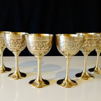 Британска Индия,клетъчен емайл бронзова чаша,бокал. , снимка 2 - Антикварни и старинни предмети - 27647031