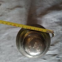 посребрен метален съд, снимка 3 - Антикварни и старинни предмети - 32883469