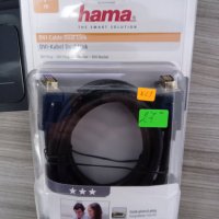 Кабел за монитор HAMA DVI DUAL LINK CABLE, 1.80 M, снимка 1 - Кабели и адаптери - 38372791