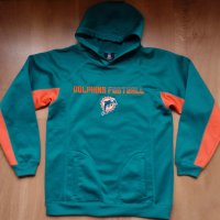 NFL Miami Dolphins - спортно горнище суичър с качулка, снимка 4 - Спортни дрехи, екипи - 43352542
