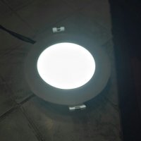 LED панели 14W, 4000к, 6000к, лунички, бял лед панел, плафон, лед осветление, снимка 3 - Лед осветление - 39160126