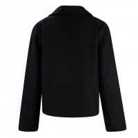Кокетно късо сако Wool Blend Jacket Ladiesрв черно,кремаво и синьо , снимка 5 - Сака - 27792136
