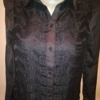 Черна дълга риза тип рокля ONLY р-р S, нова с етикет, снимка 4 - Ризи - 36804754