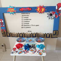 Парти украса за рожден ден Спайдърмен и барби , снимка 2 - Декорация - 44892290