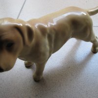 Порцеланова статуетка куче, снимка 2 - Антикварни и старинни предмети - 28539923