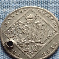 Сребърна монета 20 кройцера 1770г. Йозеф втори Нюрнберг за КОЛЕКЦИОНЕРИ 13685, снимка 1 - Нумизматика и бонистика - 42944572