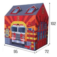 Детска палатка / къща за игра Пожарна станция, снимка 2 - Играчки за стая - 37901782