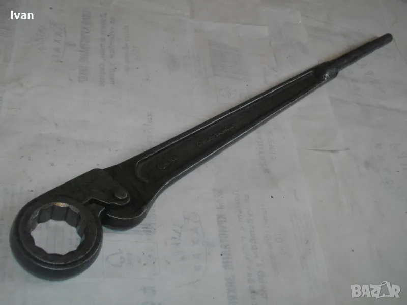 ТРЕСЧОТЪЧЕН КАМИОНАДЖИЙСКИ КЛЮЧ ШАРНИРЕН РАЗДВИЖЕН 36мм ЗВЕЗДА НЕМСКИ ГОЛЯМ WALTER СТАРО КАЧЕСТВО , снимка 1