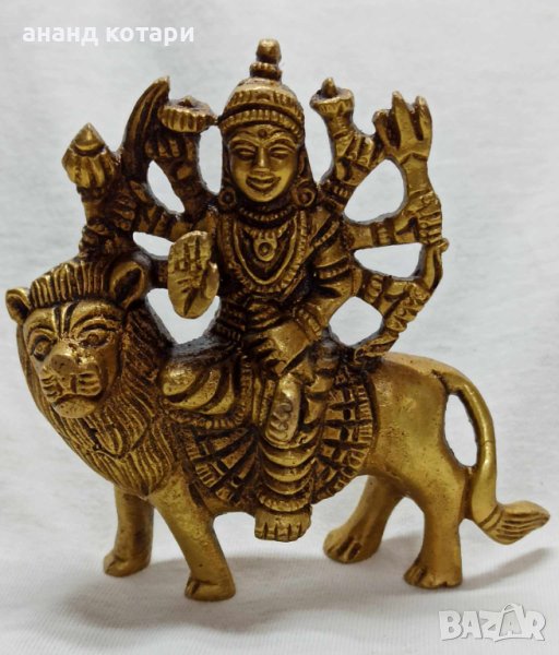 Дурга - месинг, снимка 1