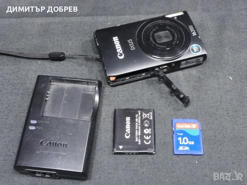 ЦИФРОВ ФОТОАПАРАТ CANON IXUS 240HS FULL HD 16,1MP DIGITAL CAMERA, снимка 1