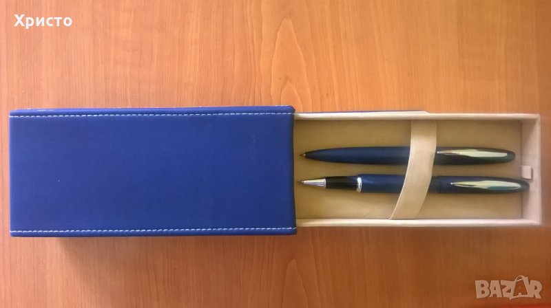 комплект химикалка и ролер в луксозна подаръчна кутия, снимка 1