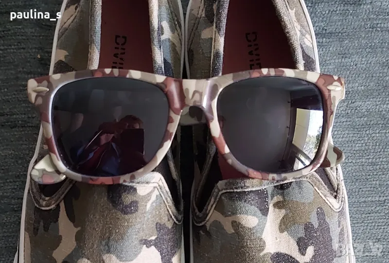 Камуфлажен принт / слънчеви очила с UV протекция, снимка 1
