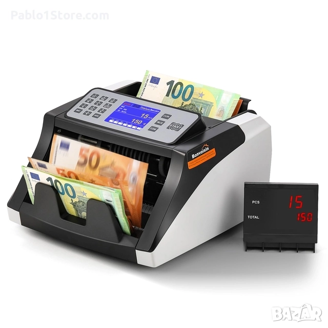 Брояч на пари Bonvoisin с UV/MG/IR/DD детекция – 1000 бр./мин, снимка 1