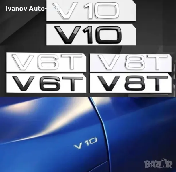 Стикер V6T;V8T;V10;W12, снимка 1