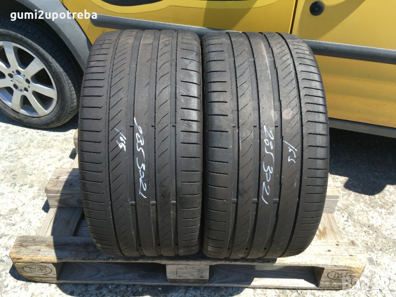  285/30/21 Континентал Спорт Контакт 2016г 4,5мм , снимка 1