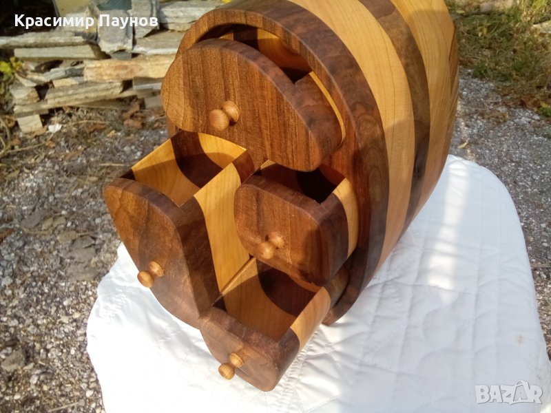 Кутия за бижута . Ръчна изработка . Нова ., снимка 1