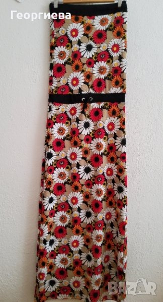 Дълга рокля на цветя, снимка 1