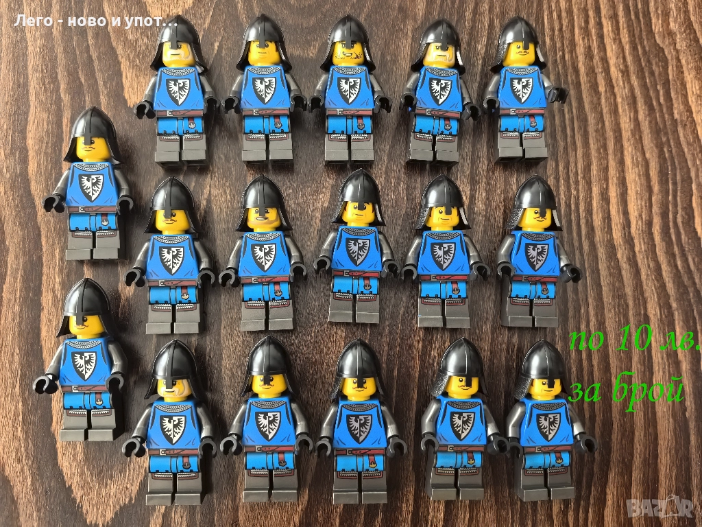 НОВИ LEGO минифигурки рицар пират сокол вълк форестмен /17 юли 2025/, снимка 1