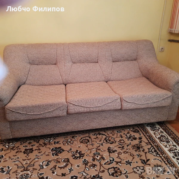 Продавам разтегателен диван-спалня и 2бр.фотьойли, снимка 1