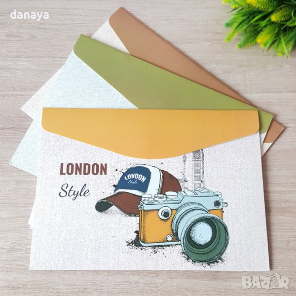 3047 Папка за документи с велкро закопчаване, А4, снимка 1