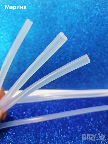 Силиконови пръчки 7мм, 29,5см., снимка 1