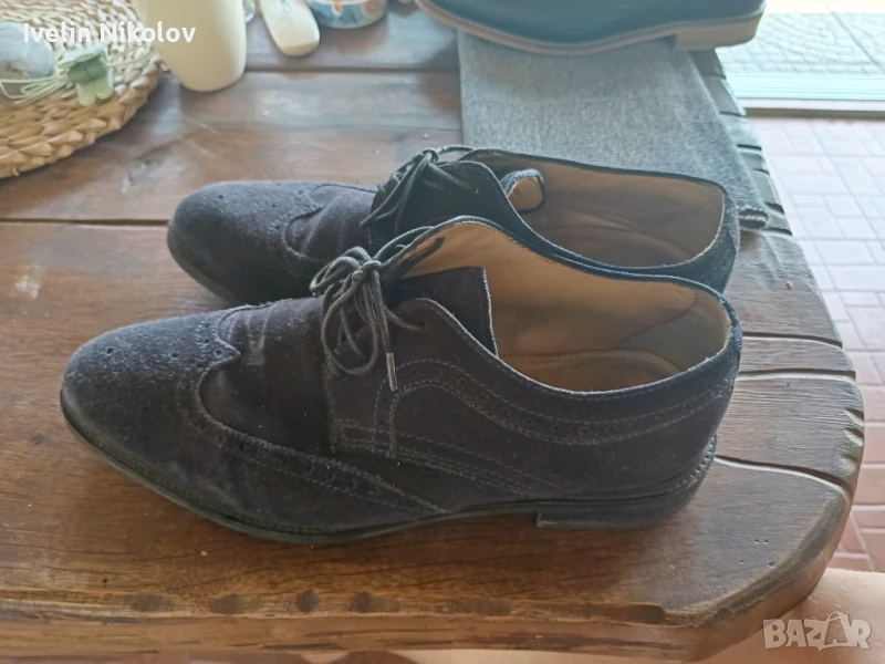 Официални велурени обувки, снимка 1