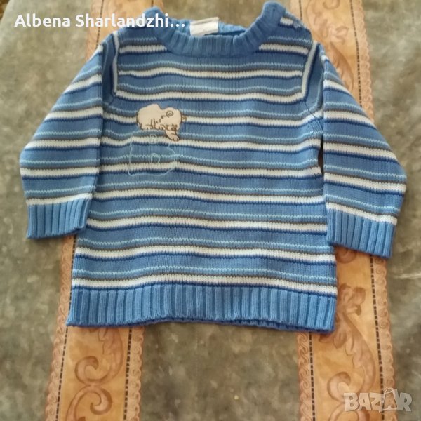 Детски/ бебешки пуловер,жилетка, блуза, ризи, снимка 1