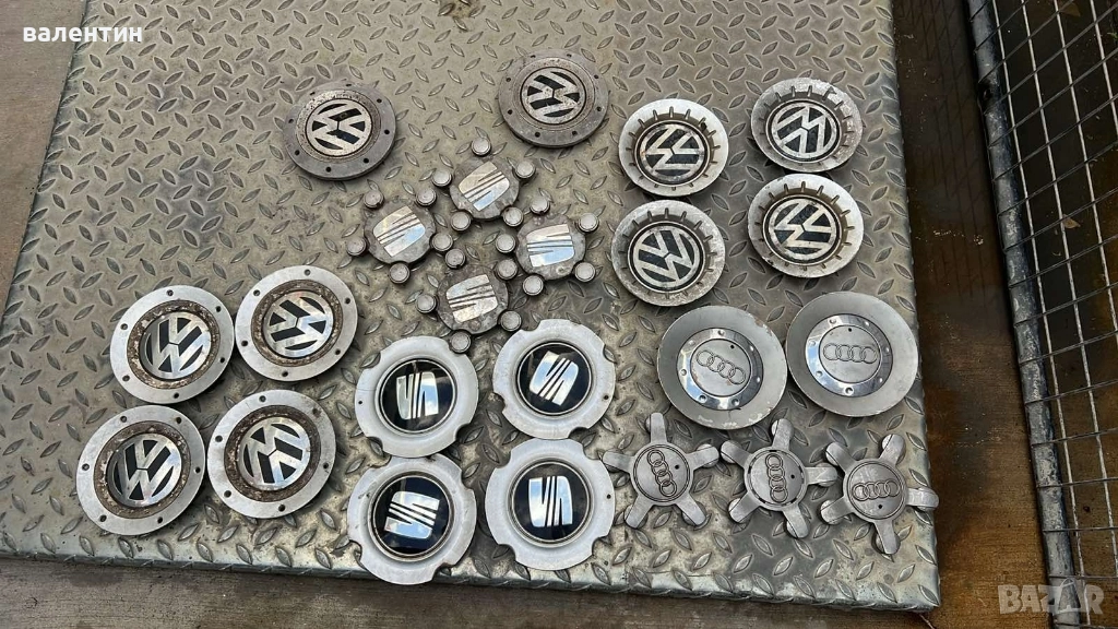 Капачки за ляти джанти на ауди фолксваген сеат и звезди., снимка 1