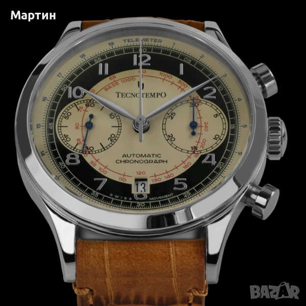 Автоматичен Часовник - Tecnotempo - Telemetrix - Хронограф, снимка 1
