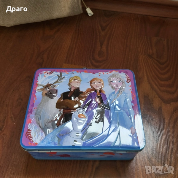 Двоен пъзел с преливащи се изображения с куфарче, снимка 1