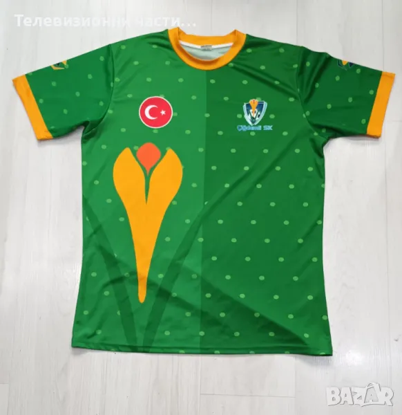Футболна тениска фланелка на турски амтьорски футболен отбор Cigdemli SK Spor - Fahri Sezen #66 - L, снимка 1