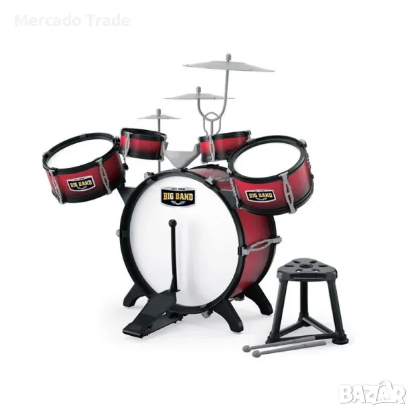 Комплект с барабани Mercado Trade, С чинели и аксесоари, снимка 1