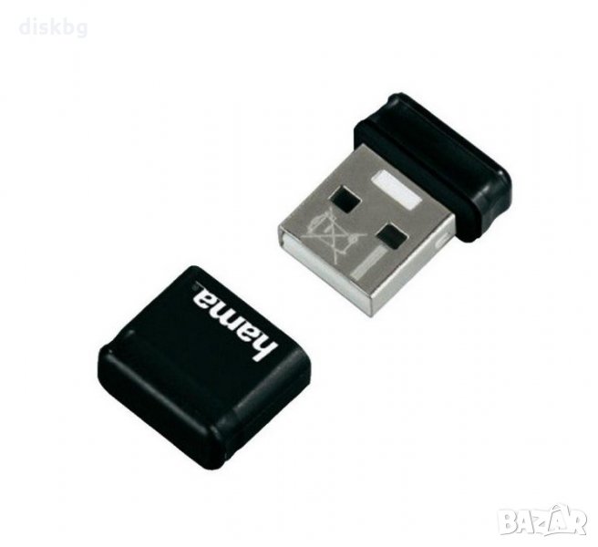 Нова USB 32GB Flash памет HAMA Smartly - малкa, черна, запечатана, снимка 1
