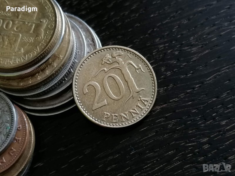 Монета - Финландия - 20 пения | 1980г., снимка 1
