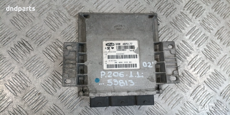 Компютър Peugeot 206 1.1i 2002г. 9648620980 IAW48P2.77	, снимка 1
