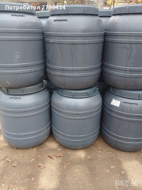 Бидони 160 литра от хранителна индустрия , снимка 1