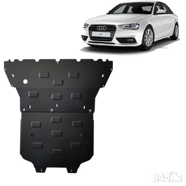 Метална кора под двигател скорости Audi A4 B9 2015г +, снимка 1