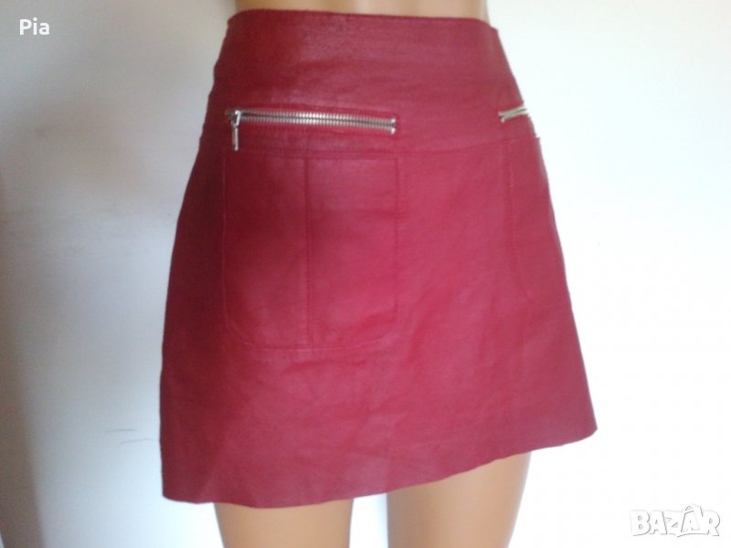 Италианска поличка от естествена кожа, снимка 1