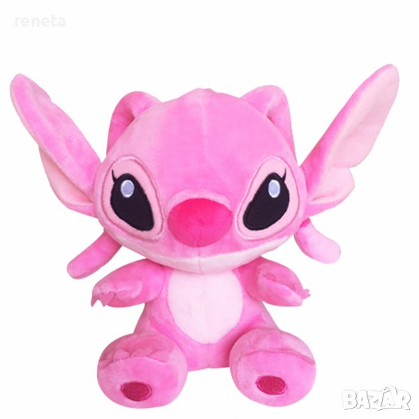 Играчка Lilo & Stitch, Стич, Плюшена, Розов, 47 см, снимка 1