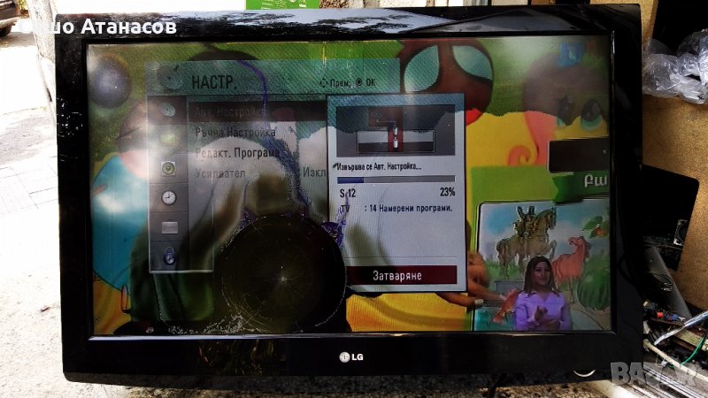 LG 37LF2510-ZB със счупена матрица ,LGP37-09LJA ,EAX60686902(0) ,T370HW02 VG Ctrl BD ,T370HW02 V.G, снимка 1